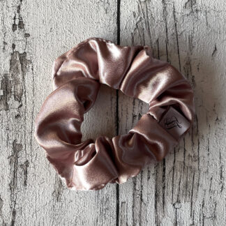 Rosa/pudderfarvet Scrunchie - LILLE